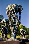 Oslo, Norway. Vigeland Park. Tree groups around the Fountain. 